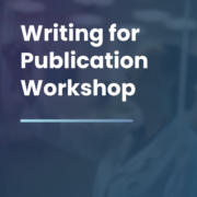 CE | Writing for Publication Workshop